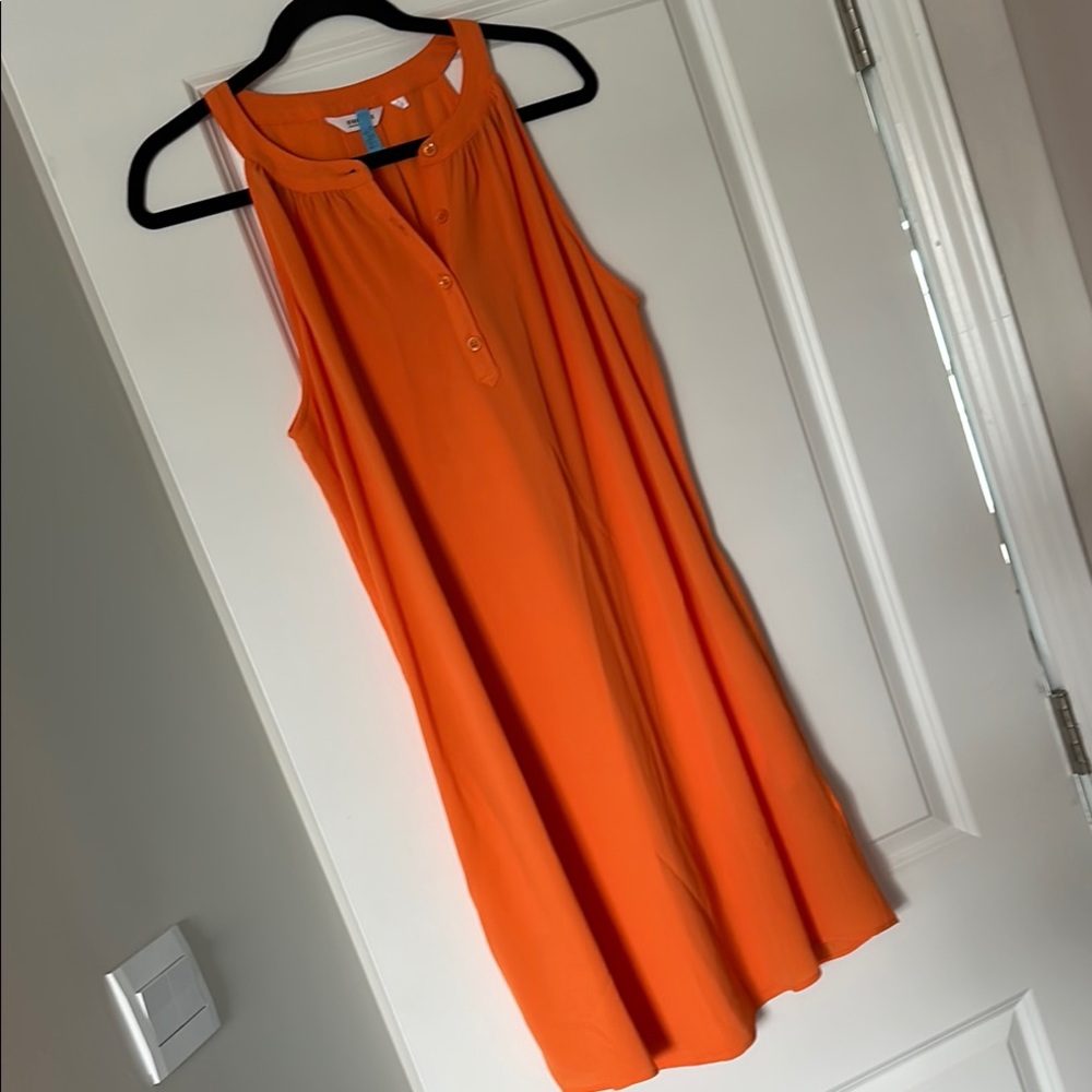 Bundle 5 items @ 10$, pay only 30$ - Sleeveless Midi Dress with Mandarin Collar
